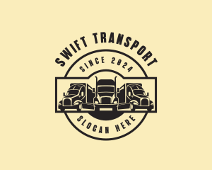 Freight Transportation Vehicle logo design