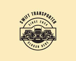 Freight Transportation Vehicle logo design