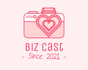 Pink Heart Camera logo