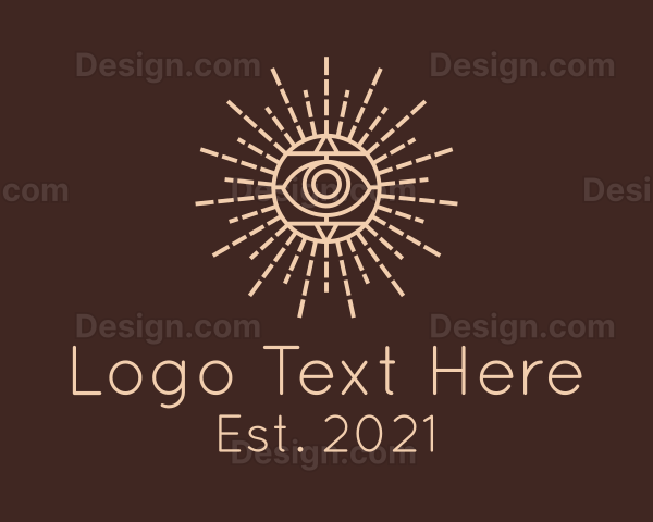 Egyptian Mystical Eye Logo