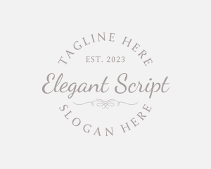 Elegant Beauty Company logo design