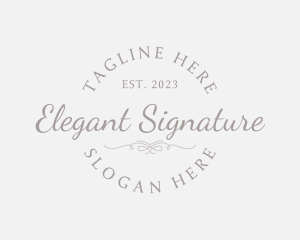 Elegant Beauty Company logo design