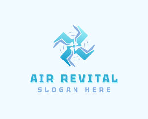 Air Conditioning Fan logo design