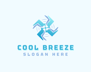 Air Conditioning Fan logo design