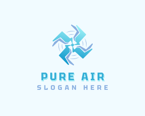 Air Conditioning Fan logo design