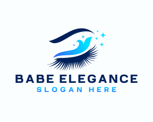 Elegant Eyelash Cosmetics logo design