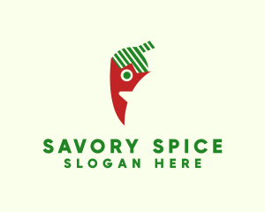 Chili Pepper Spice logo design
