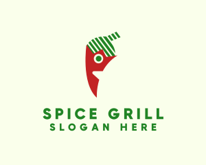 Chili Pepper Spice logo design