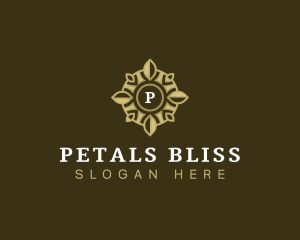 Leaves Floral Pattern logo design