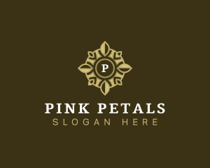 Leaves Floral Pattern logo design