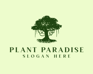 Tree Plant Agriculture logo design