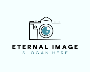 Camera Photography Lens logo design