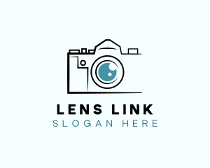 Camera Photography Lens logo design