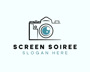 Camera Photography Lens logo design