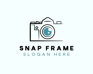 Camera Photography Lens logo design