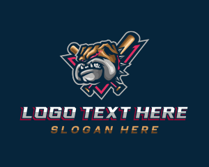 Bulldog Baseball Team logo