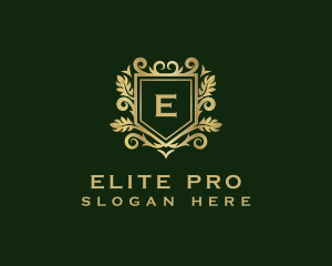 Ornate Premium Shield logo design