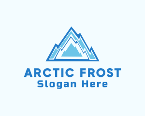 Snow Ice Mountain  logo design