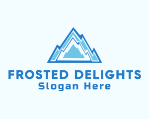 Snow Ice Mountain  logo design