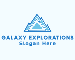 Snow Ice Mountain  logo design