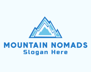 Snow Ice Mountain  logo design