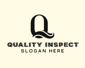 Elegant Swoosh Boutique Letter Q logo design