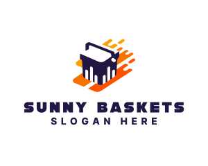 Shopping Cart Basket logo design