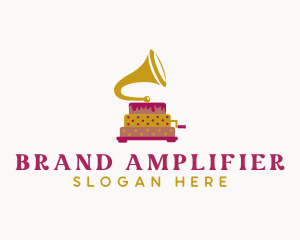 Phonograph Pastry Cake logo design