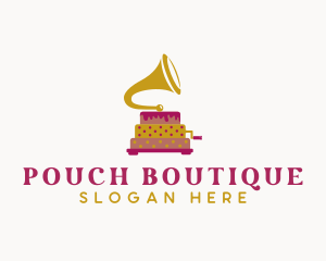 Phonograph Pastry Cake logo design