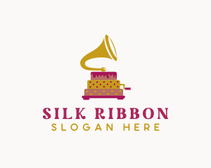 Phonograph Pastry Cake logo design