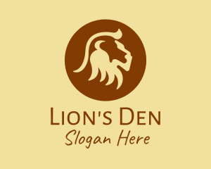 Brown Wild Lion logo