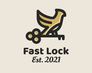 Bird Key Locksmith logo design