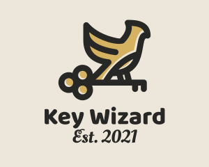 Bird Key Locksmith logo design