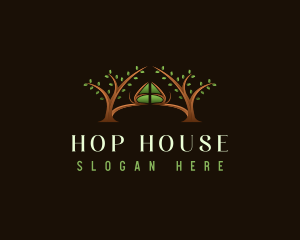 Nature Tree House logo design