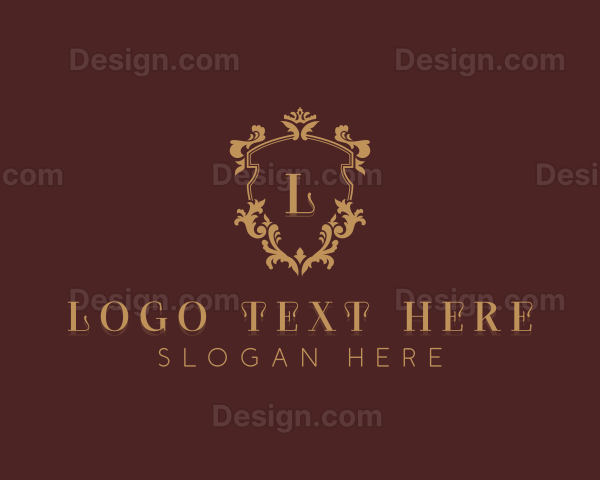 Royal Shield Wedding Logo