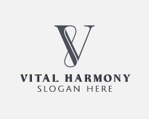 Infinity Elegant Boutique Letter V logo design