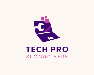 Tech Computer Laptop  logo