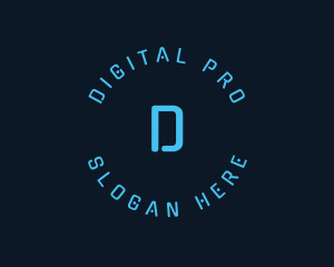 Digital Tech Software logo design