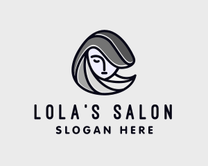 Woman Hair Salon logo design