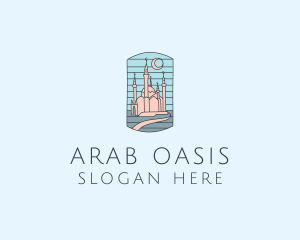 Arabic Palace Landmark  logo design