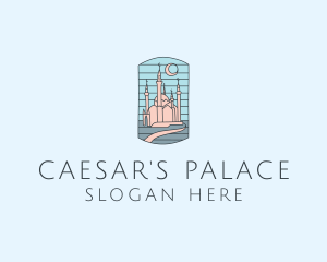 Arabic Palace Landmark  logo design