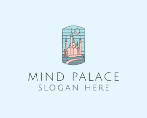 Arabic Palace Landmark  logo design