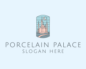 Arabic Palace Landmark  logo design