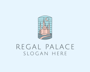 Arabic Palace Landmark  logo design