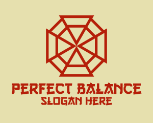 Red Chinese Bagua Mirror  logo