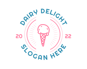 Ice Cream Gelato logo design