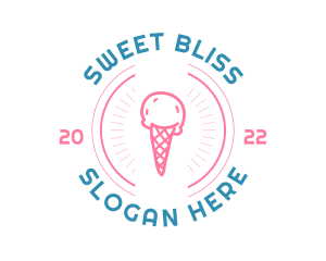 Ice Cream Gelato logo design