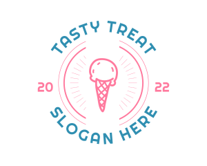 Ice Cream Gelato logo design