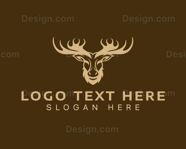 Moose Antler Wildlife Logo