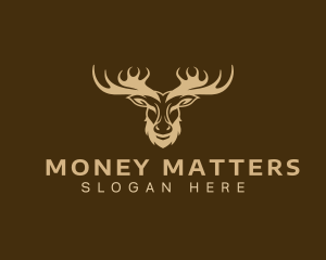 Moose Antler Wildlife Logo